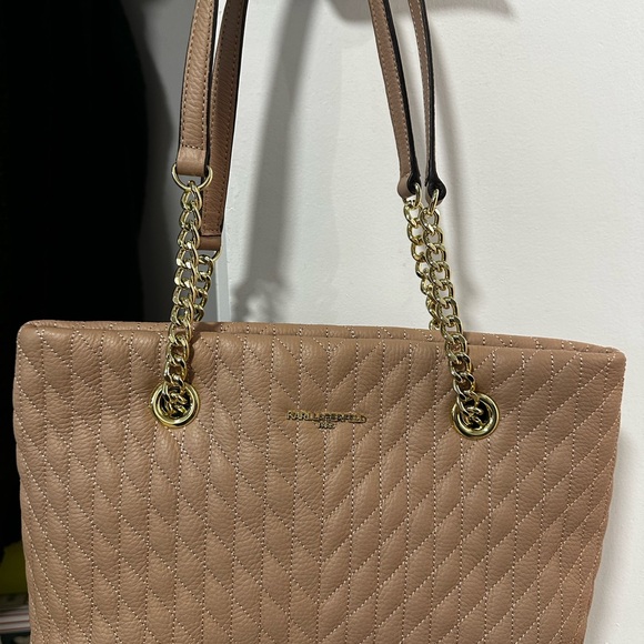NWT Karl laagerfeld bag beige - Picture 3 of 6